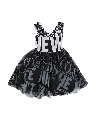 FUN & FUN Dress Black 96% Polyester, 4% Elastane