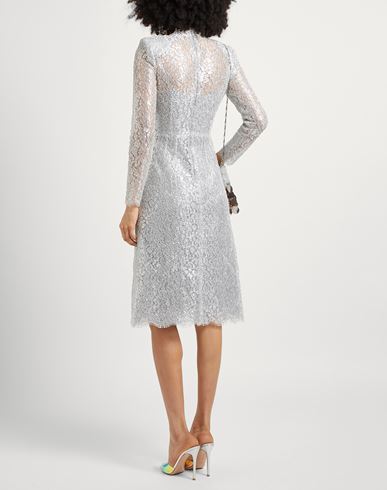 Dolce & Gabbana Midi Dresses In Silver