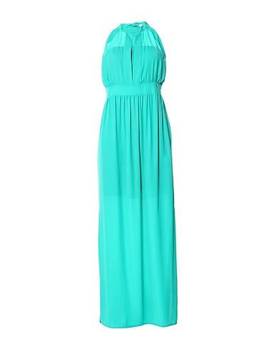 FLY GIRL Long dress Light green 100% Polyester