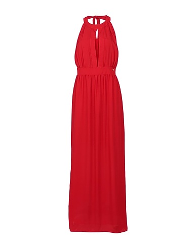FLY GIRL Long dress Red 100% Polyester