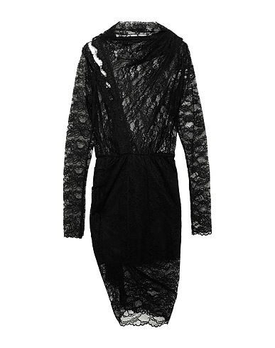 PINKO Short dress Black 88% Polyamide, 12% Elastane