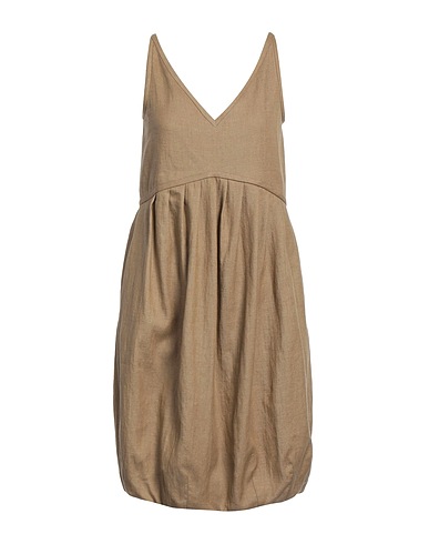 BURBERRY Short dress Sand 54% Linen, 46% Polyamide