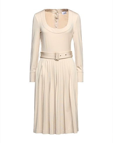 BURBERRY Midi dress Beige 81% Viscose, 19% Polyamide