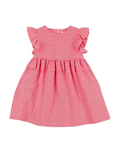 LE PETIT COCO Baby dress Red 65% Cotton, 35% Polyester