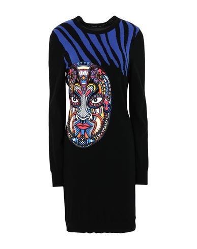 CUSTO BARCELONA CUSTO BARCELONA WOMAN MINI DRESS BLACK SIZE 10 WOOL, ACRYLIC,15108443WM 3