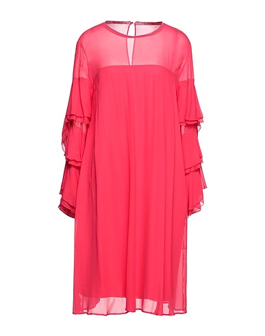 ATOS LOMBARDINI Short dress Fuchsia 100% Viscose, Polyester