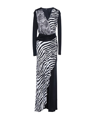 JUST CAVALLI Long dress Black 100% Viscose