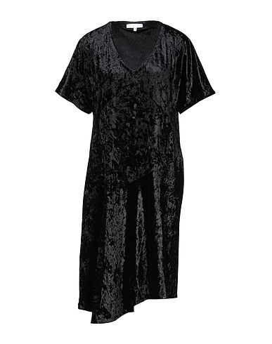 CA' VAGAN Short dress Black 70% Viscose, 30% Polyester