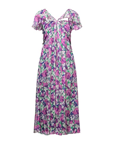 PINKO Long dress Purple 100% Polyester