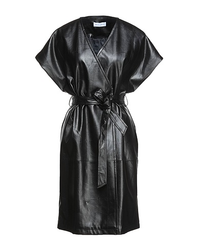 WEILI ZHENG Midi dress Black 100% Polyurethane