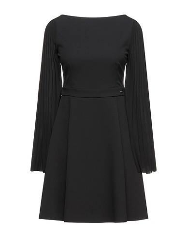 BE BLUMARINE Short dress Black 95% Polyester, 5% Elastane