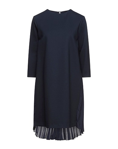 BE BLUMARINE Short dress Midnight blue 70% Viscose, 25% Polyamide, 5% Elastane