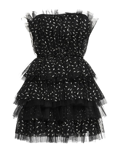ANIYE BY Short dress Black 100% Polyester, Polyamide