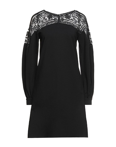 ALBERTA FERRETTI Short dress Black 56% Viscose, 36% Polyamide, 8% Elastane