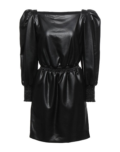 PHILOSOPHY di LORENZO SERAFINI Short dress Black 63% Viscose, 33% Polyester, 4% Other Fibres