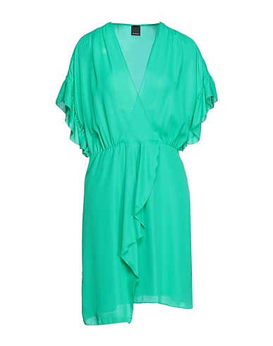 PINKO Short dress Green 100% Polyester