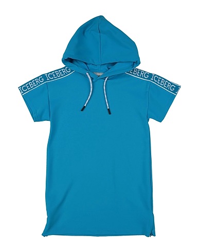 ICEBERG Dress Azure 49% Viscose, 46% Polyester, 5% Elastic fibres