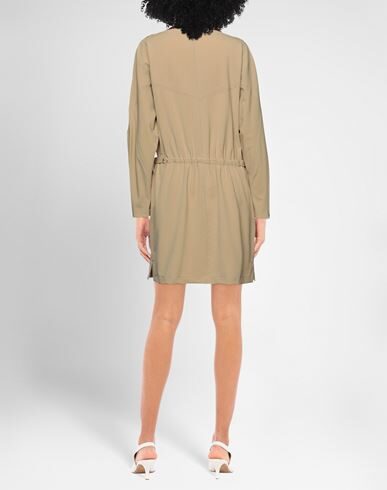 Alberta Ferretti Short Dresses In Khaki