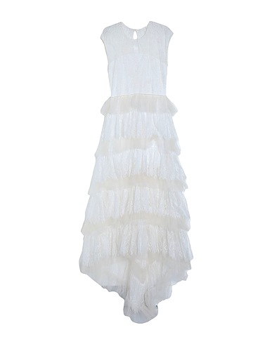 ANIYE BY Long dress White 54% Polyamide, 46% Cotton