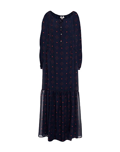 PAUL & JOE Long dress Midnight blue 100% Polyester