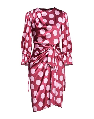 DOLCE&GABBANA Midi dress Garnet 96% Silk, 4% Elastane