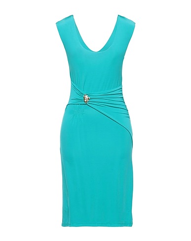 ROBERTO CAVALLI Vestito corto Turchese 90% Viscosa, 10% Elastan