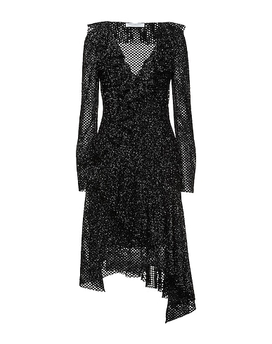 PHILOSOPHY di LORENZO SERAFINI Midi dress Black 100% Polyester, Polyamide