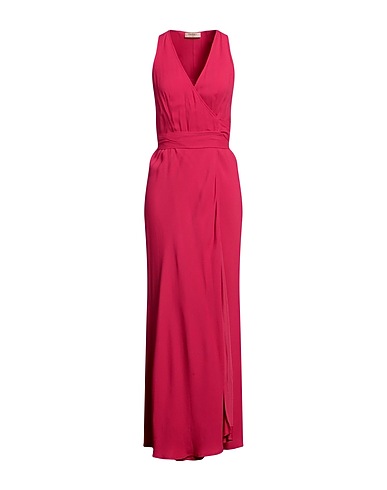 TWINSET Long dress Fuchsia 100% Viscose