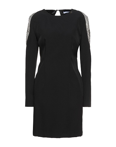 RELISH Sheath dress Black 95% Polyester, 5% Elastane