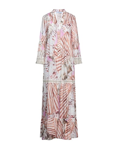 BLUMARINE Long dress Brown 100% Cotton