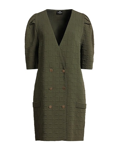 ELISABETTA FRANCHI Εφαρμοστό φόρεμα Στρατιωτικό πράσινο 53% Βισκόζη, 25% Πολυπροπυλένιο, 22% Πολυεστέρας