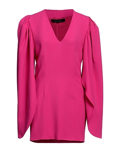 FEDERICA TOSI Sheath dress Fuchsia 50% Viscose, 50% Acetate, PBT - Polybutylene terephthalate