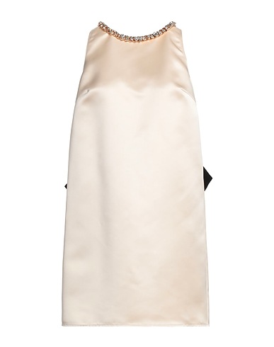 ELISABETTA FRANCHI Short dress Cream 100% Polyester