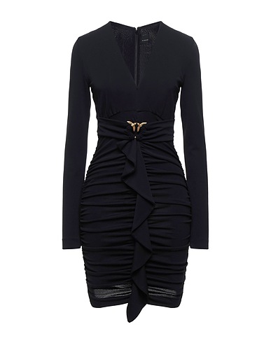 PINKO Short dress Black 75% Acetate, 20% Polyamide, 5% Elastane