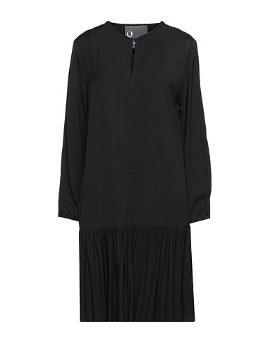 8PM Pleated dress Black 100% Viscose