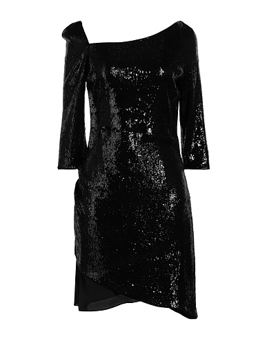 PATRIZIA PEPE Vestito corto Nero 95% Viscosa, 5% Elastan, Poliestere, Poliammide