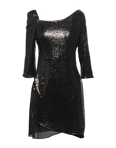 PATRIZIA PEPE Sequin dress Bronze 95% Viscose, 5% Elastane, Polyester, Polyamide