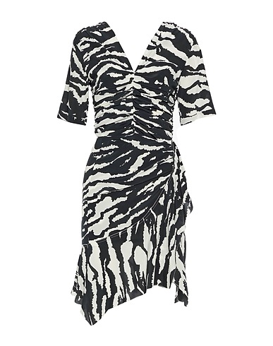 ISABEL MARANT Short dress Black 91% Silk, 9% Elastane