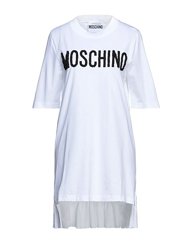 MOSCHINO Short dress COUTURE White 100% Cotton