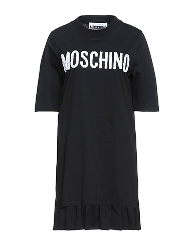 MOSCHINO Vestito corto COUTURE Nero 100% Cotone