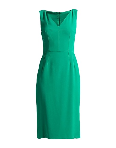 DOLCE&GABBANA Midi dress Green 51% Viscose, 46% Acetate, 3% Elastane