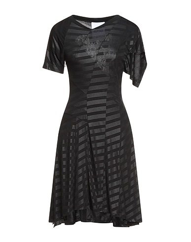 KOCHÉ Vestito corto Nero 94% Poliestere, 6% Elastan, Poliammide, Viscosa, Cotone