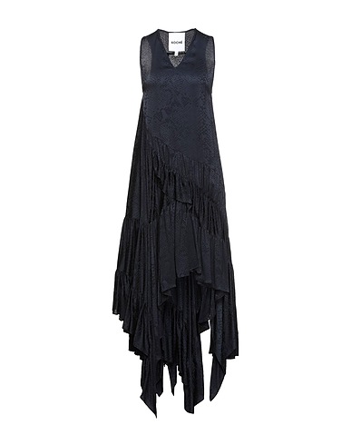 KOCHÉ Pleated dress Midnight blue 100% Viscose