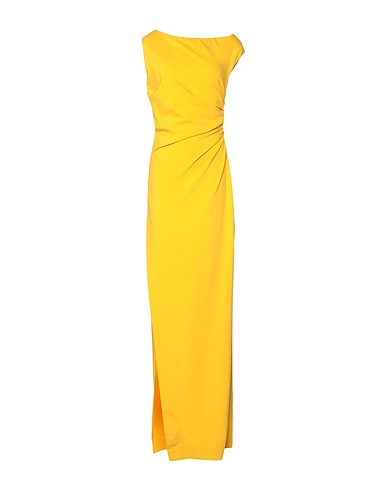 DSQUARED2 Long dress Yellow 62% Viscose, 33% Polyamide, 5% Elastane