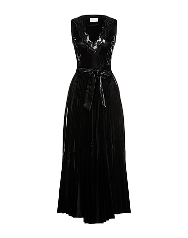 CRISTINAEFFE Long dress Black 100% Polyurethane