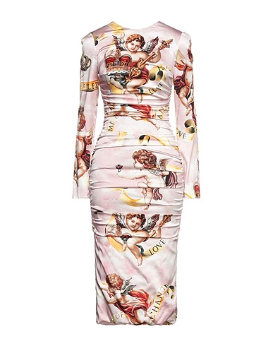 DOLCE&GABBANA Tubino Rosa chiaro 96% Seta, 4% Elastan
