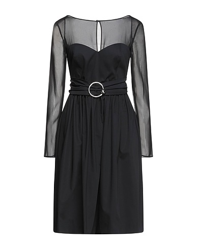 BOUTIQUE MOSCHINO Kurzes Kleid Schwarz 96% Baumwolle, 4% Andere Fasern, Polyester