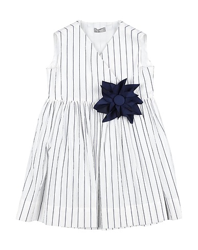 IL GUFO Dress White 75% Cotton, 23% Polyamide, 2% Elastane