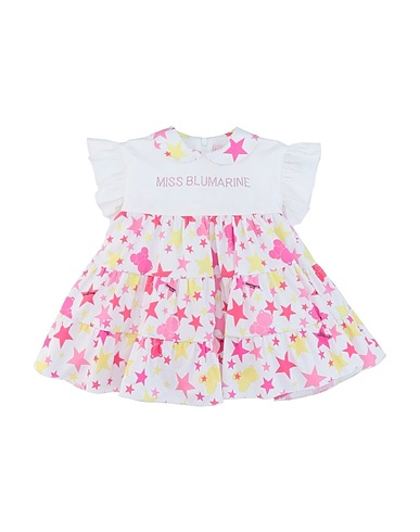 MISS BLUMARINE Baby dress White 100% Cotton