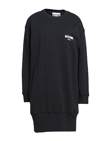 MOSCHINO Kurzes Kleid Schwarz 100% Baumwolle